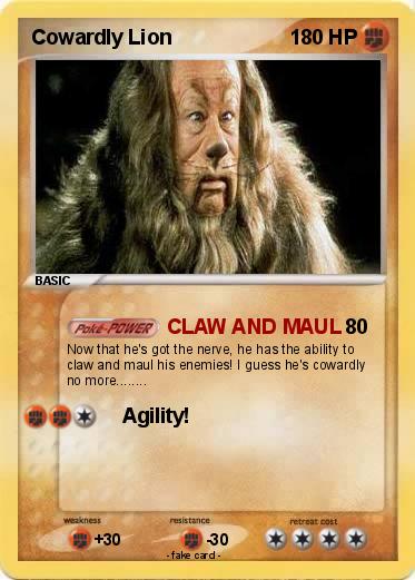 Pokemon Cowardly Lion