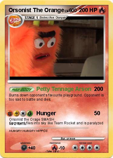 Pokemon Orsonist The Orange