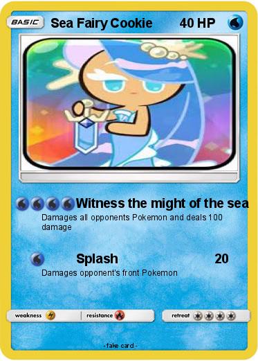 Pokemon Sea Fairy Cookie
