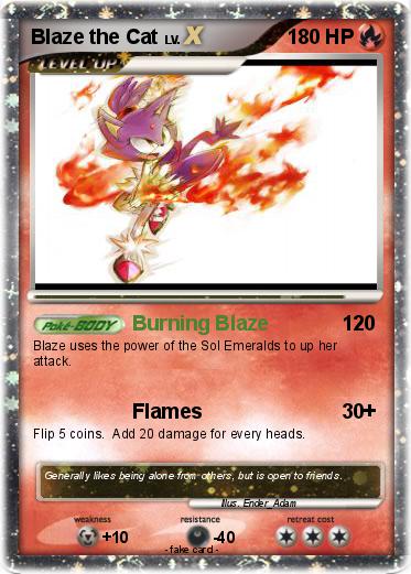 Pokemon Blaze the Cat