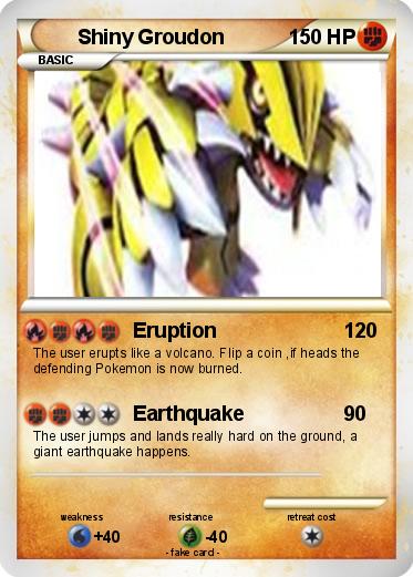 Pokemon Shiny Groudon