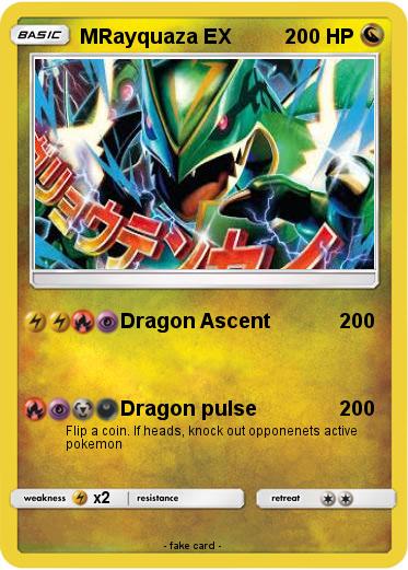 Pokemon MRayquaza EX