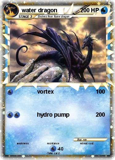Pokemon water dragon