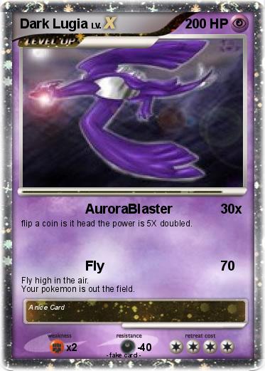 Pokemon Dark Lugia