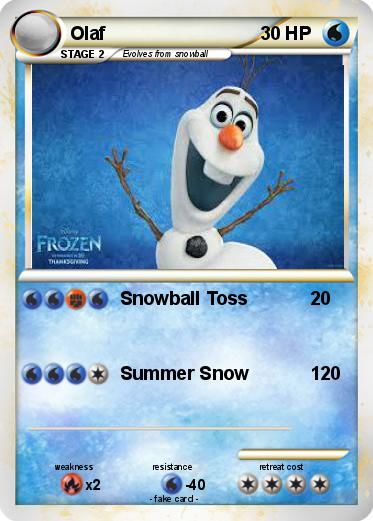 Pokemon Olaf