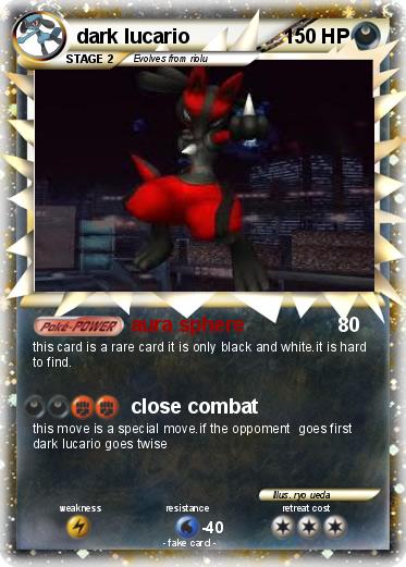 Pokemon dark lucario