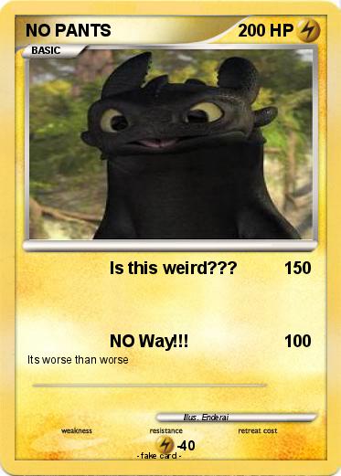 Pokemon NO PANTS