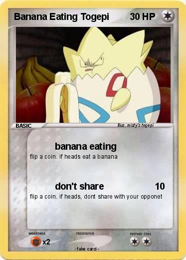 Pokemon Banana Eating Togepi
