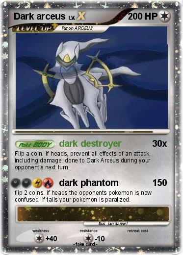 Pokemon Dark arceus