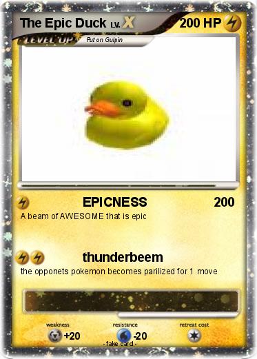 Pokemon The Epic Duck