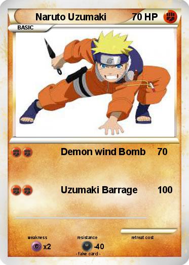 Pokemon Naruto Uzumaki