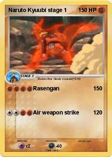Pokemon Naruto Kyuubi stage 1