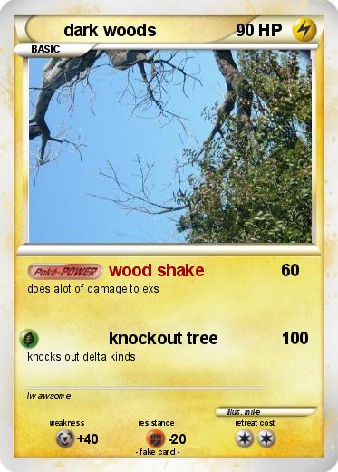 Pokemon dark woods