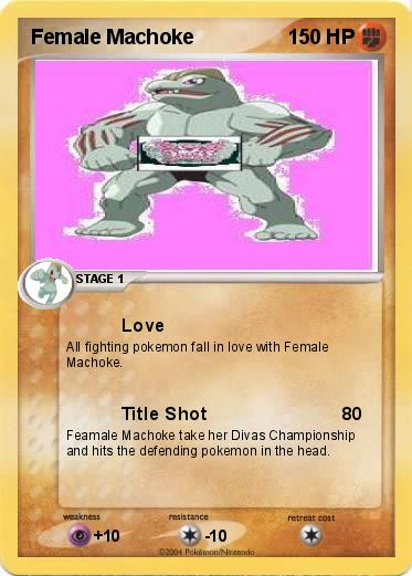 Pokemon Female Machoke