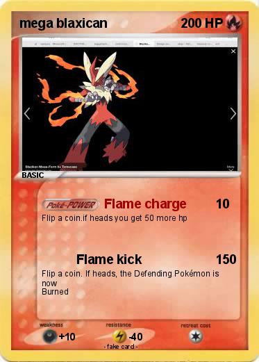 Pokemon mega blaxican