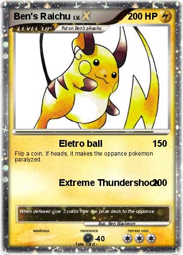 Pokemon Ben's Raichu