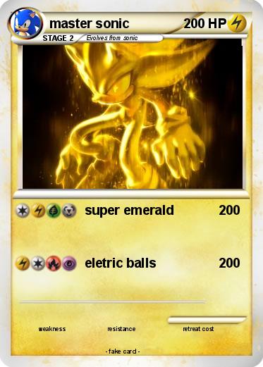 Pokemon master sonic