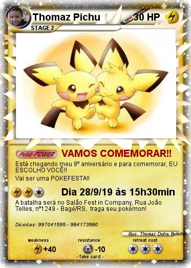 Pokemon Thomaz Pichu