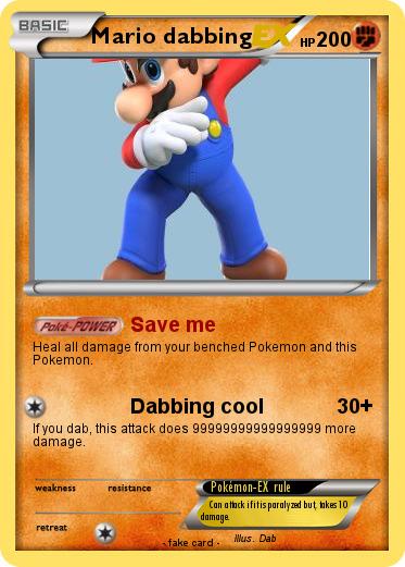 Pokemon Mario dabbing