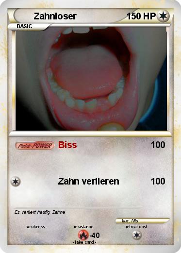Pokemon Zahnloser