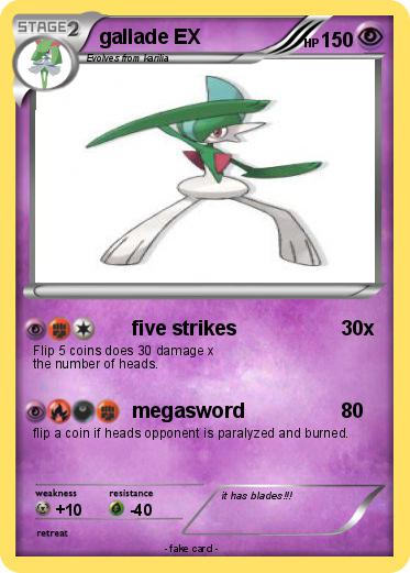 Pokemon gallade EX