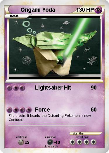 Pokemon Origami Yoda