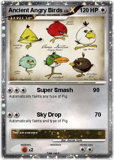 Pokemon Ancient Angry Birds