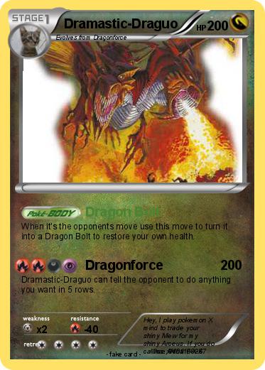 Pokemon Dramastic-Draguo