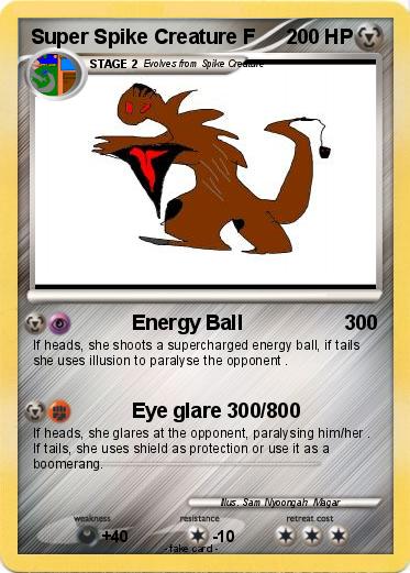 Pokemon Super Spike Creature F