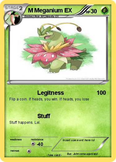 Pokemon M Meganium EX