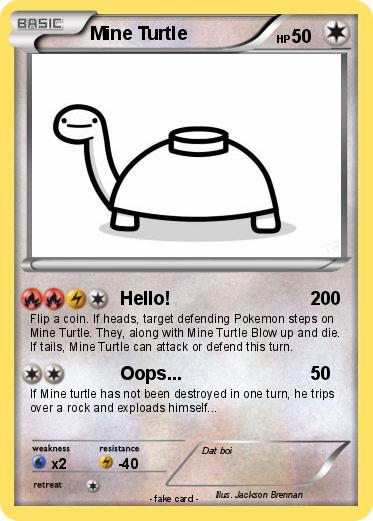 Pokemon Mine Turtle