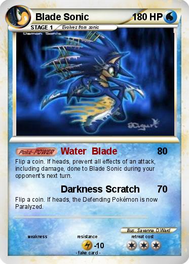 Pokemon Blade Sonic