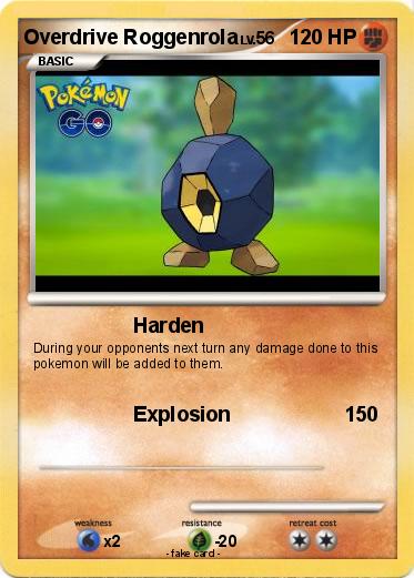 Pokemon Overdrive Roggenrola