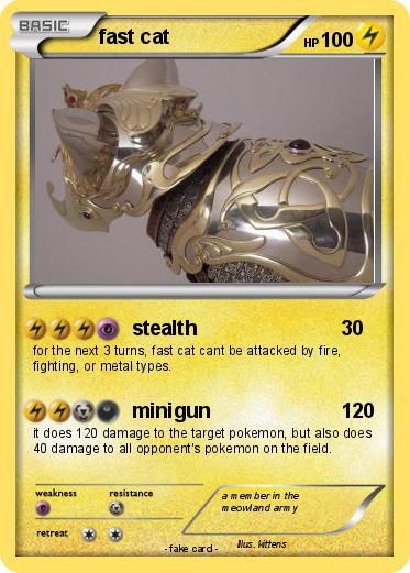 Pokemon fast cat