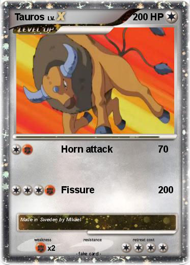 Pokemon Tauros
