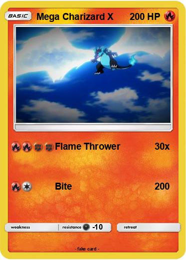 Pokemon Mega Charizard X