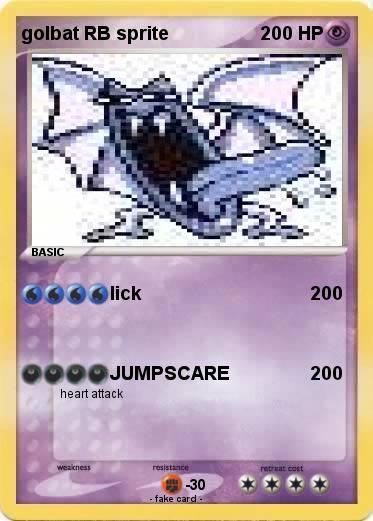 Pokemon golbat RB sprite