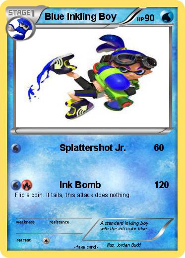 Pokemon Blue Inkling Boy