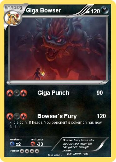 Pokemon Giga Bowser