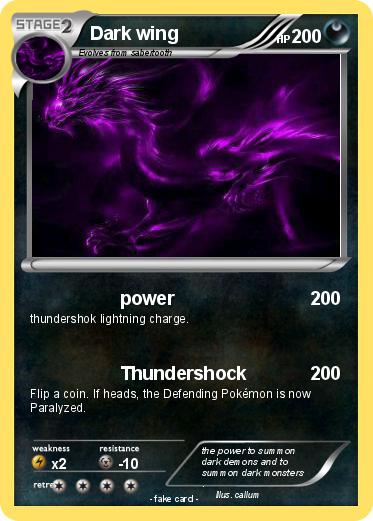 Pokemon Dark wing
