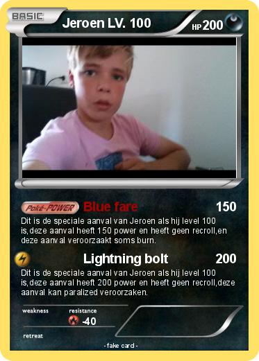 Pokemon Jeroen LV. 100