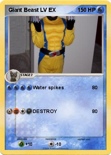 Pokemon Giant Beast LV EX