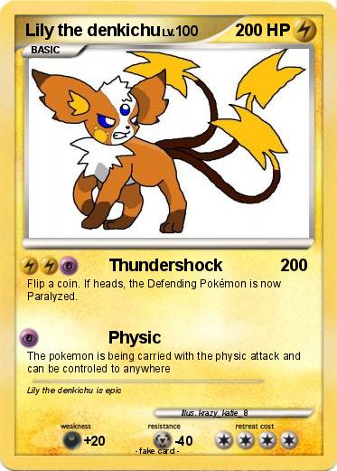 Pokemon Lily the denkichu