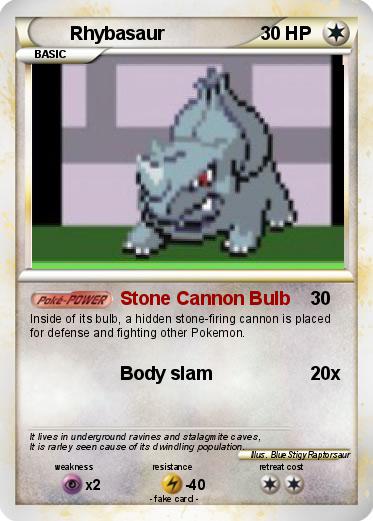 Pokemon Rhybasaur