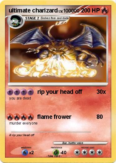 Pokemon ultimate charizard