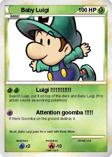 Pokemon Baby Luigi