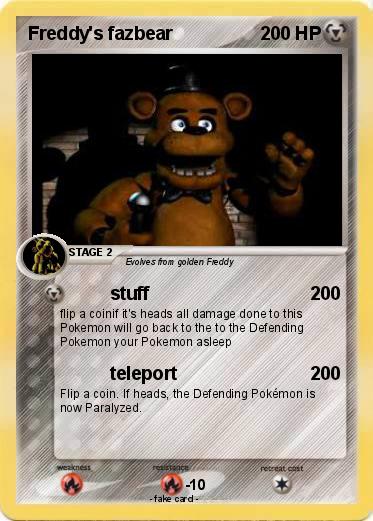 Pokemon Freddy's fazbear