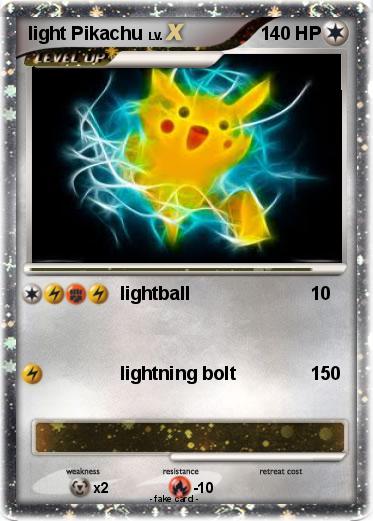 Pokemon light Pikachu