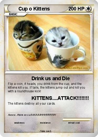 Pokemon Cup o Kittens