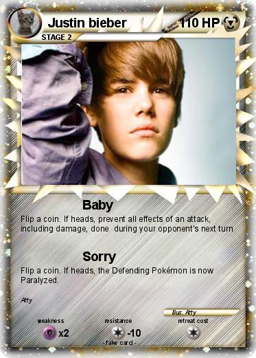 Pokemon Justin bieber